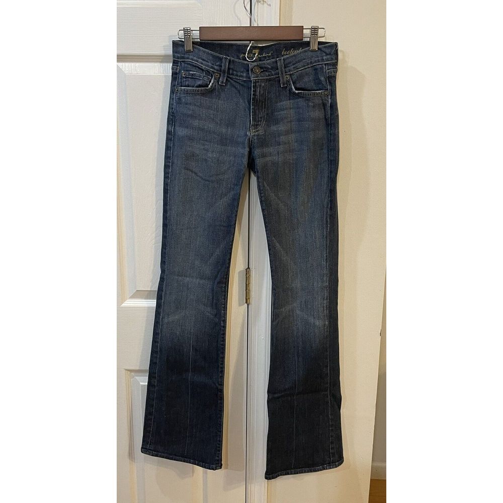 7 For All Mankind Women's/juniors Jeans Bootcut Sz‎ 27 Pocket Design